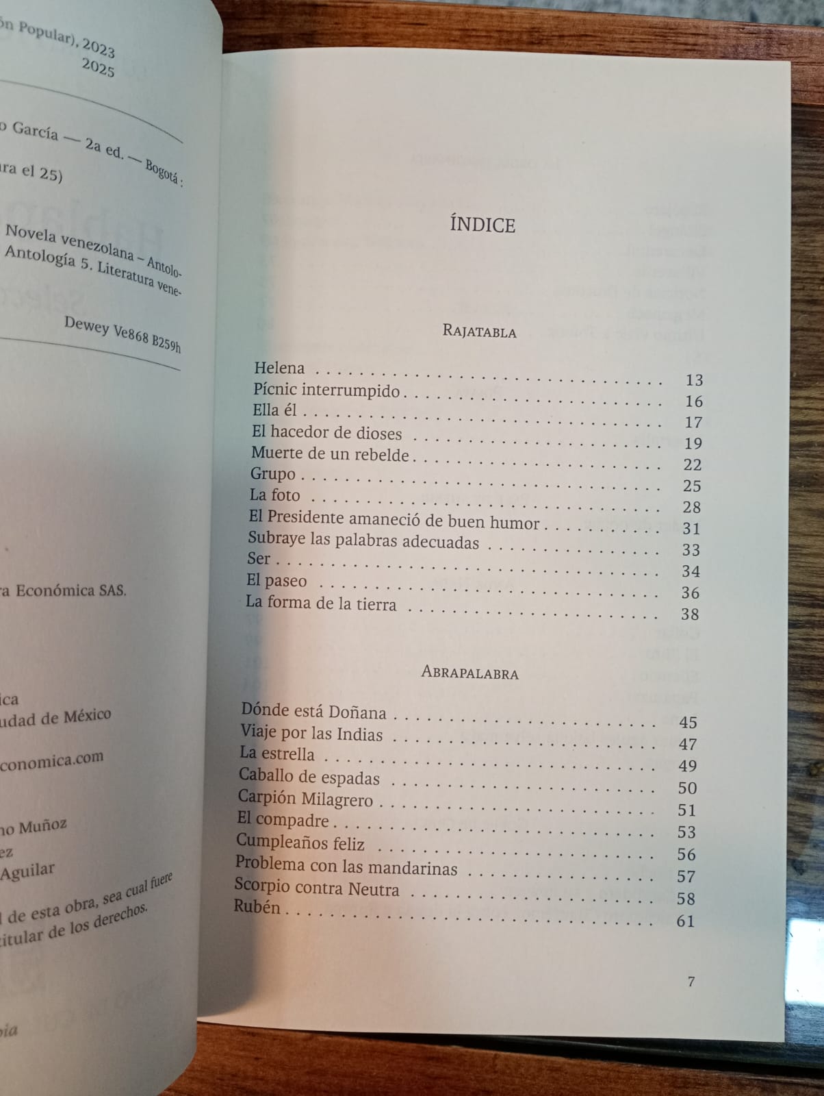 Hablapalabra, selección. Luis Britto García