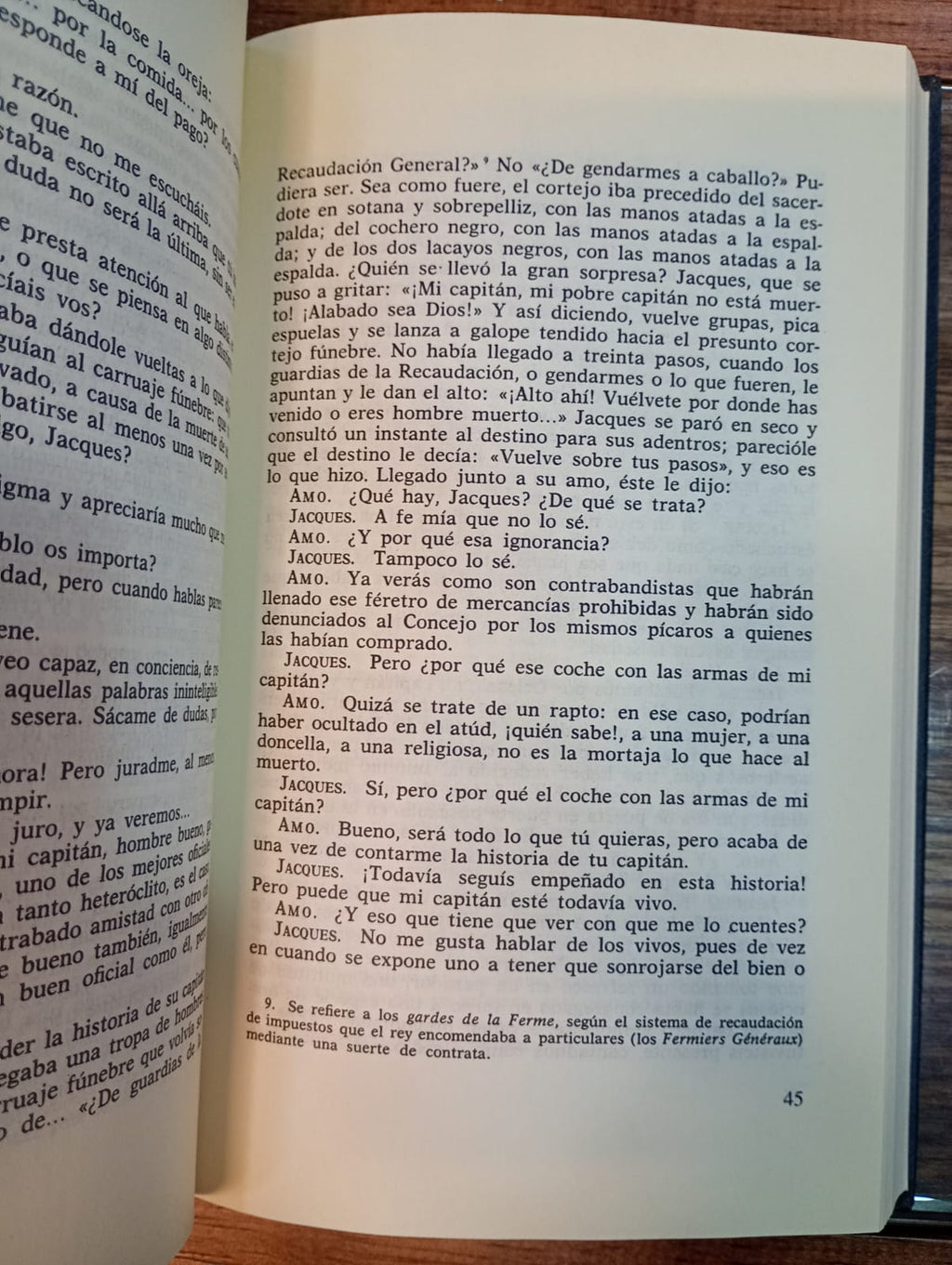 Jacques el fatalista. Denis Diderot