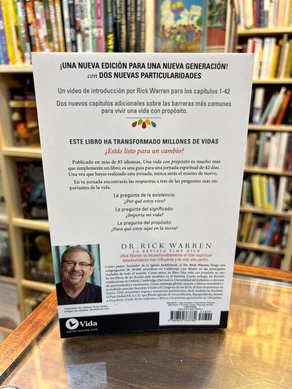Una vida con propósito ¿Para qué estoy aquí en la Tierra? Rick Warren