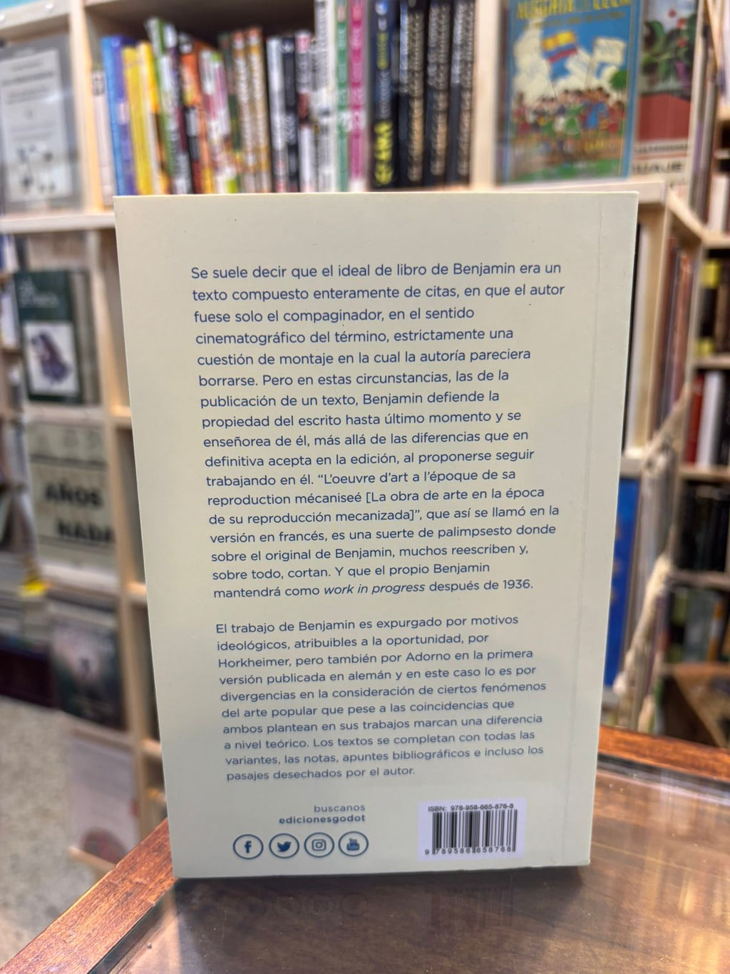 La obra de arte en la época de su reproductibilidad técnica. Walter Banjamin