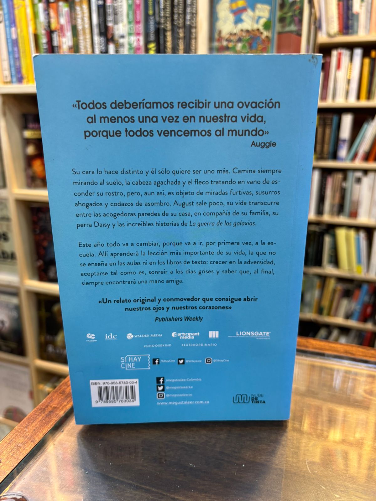 Extraordinario, La lección de August.  R. J. Palacio