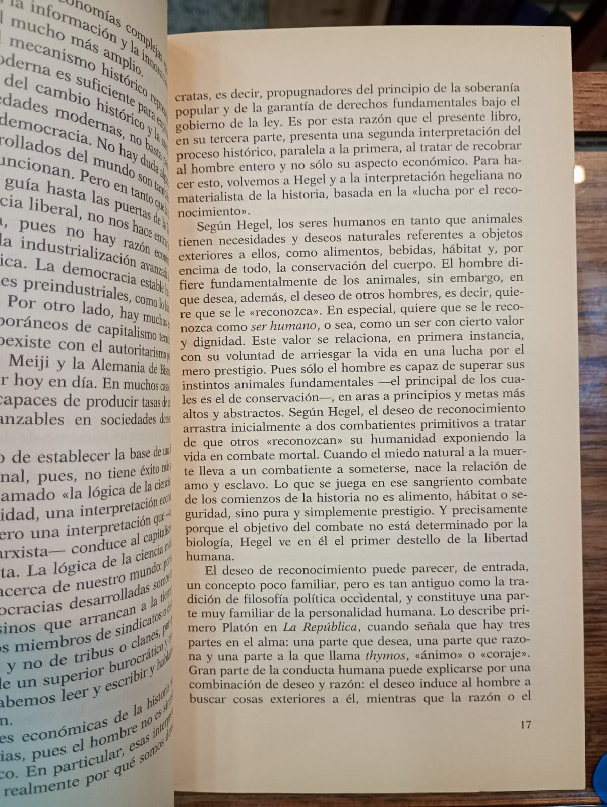 El fin de la Historia y el último hombre. Francis Fukuyama