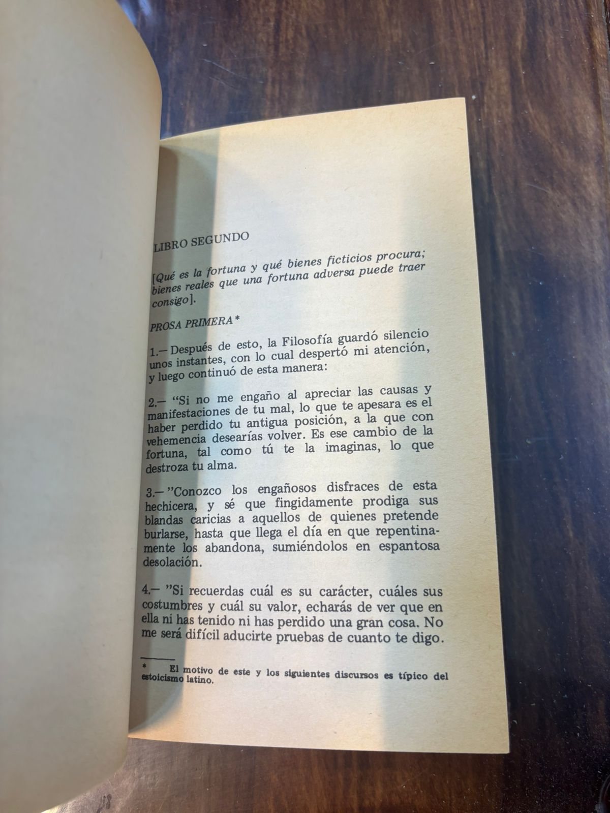 La consolación de la filosofía. Boecio