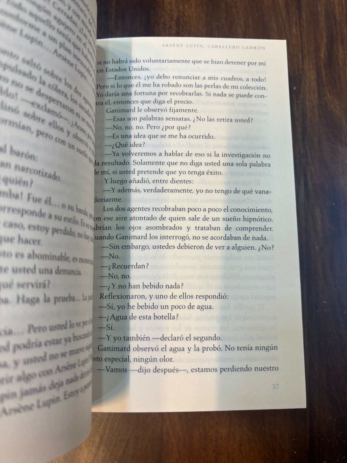Arséne Lupin Caballero ladrón. Maurice Leblanc