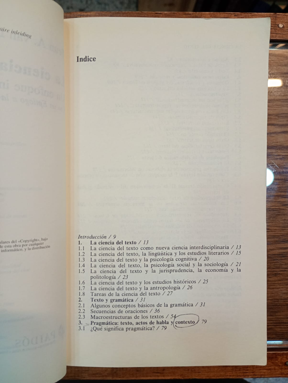 La ciencia del texto. Teun A. Van Dijk