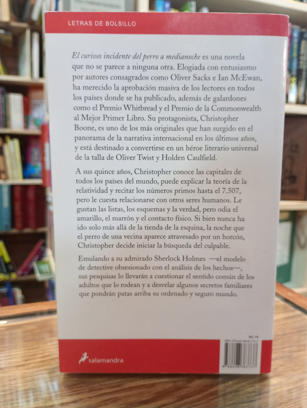 El curioso incidente del perro a medianoche. Mark Haddon