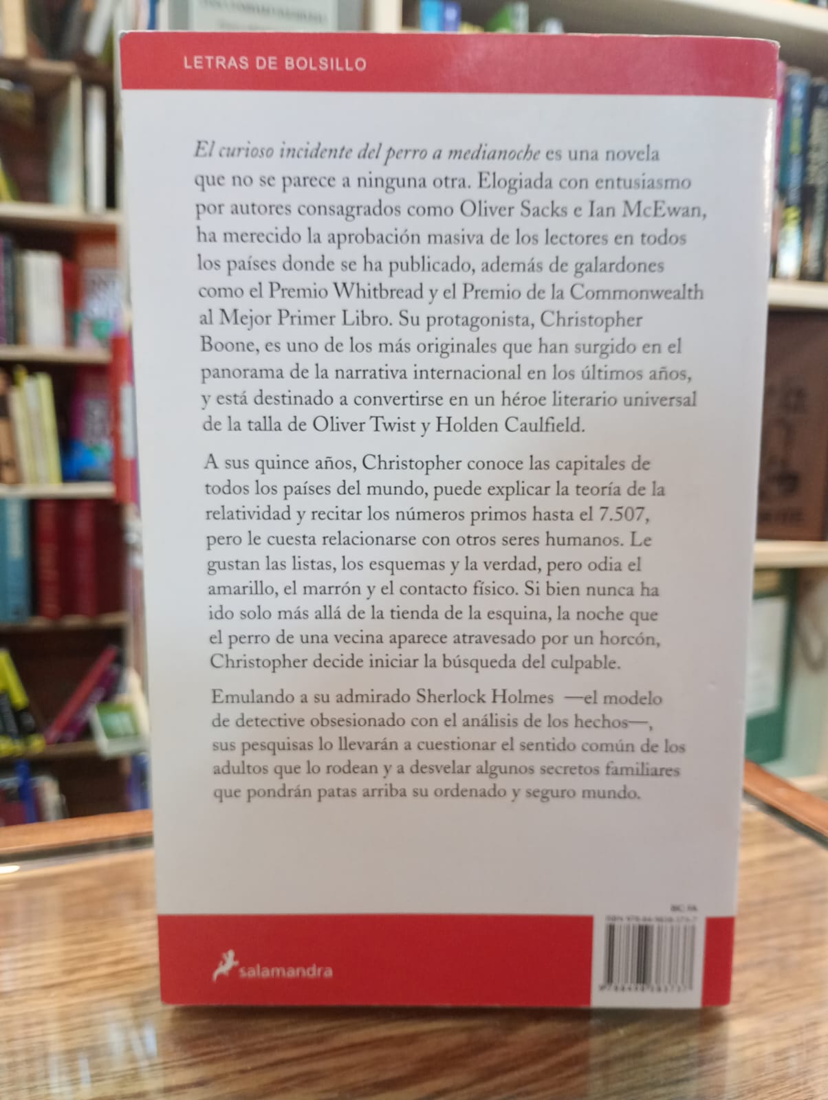 El curioso incidente del perro a medianoche. Mark Haddon