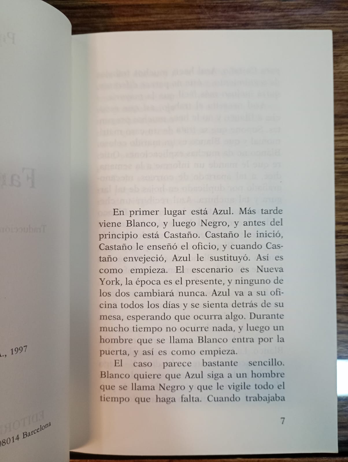 Fantasmas. Paul Auster
