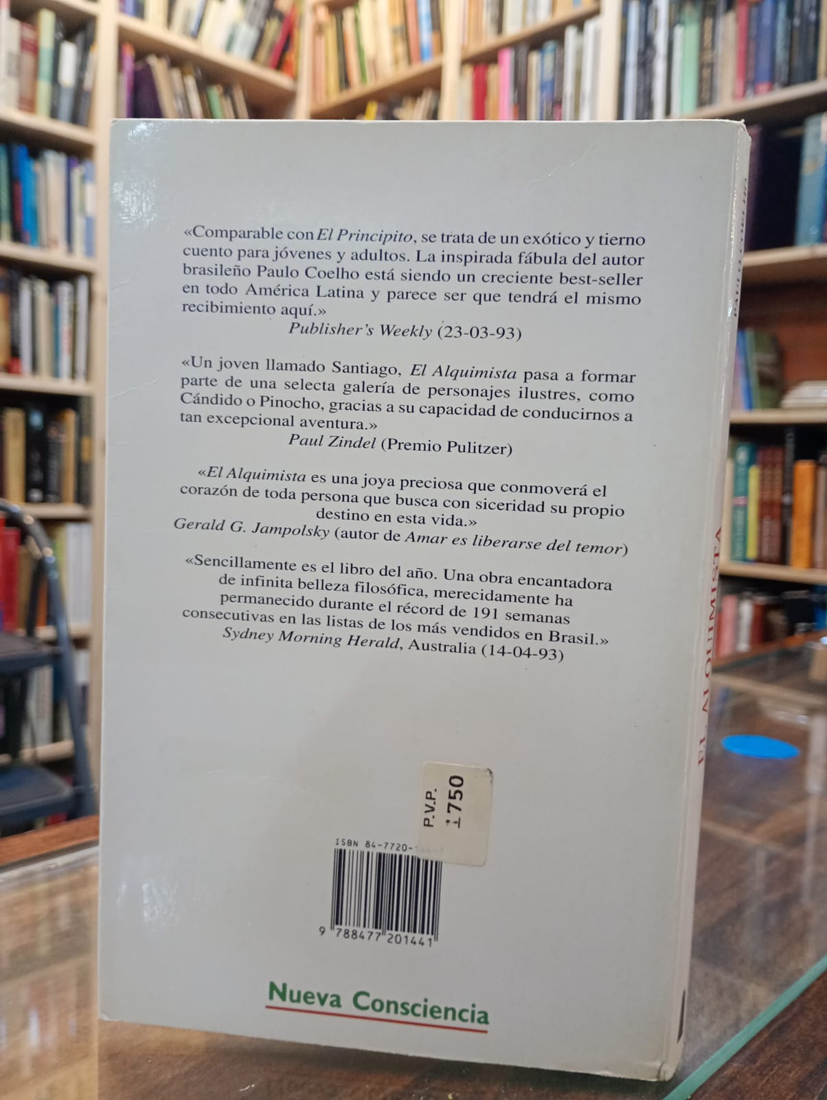 El alquimista. Paulo Coelho