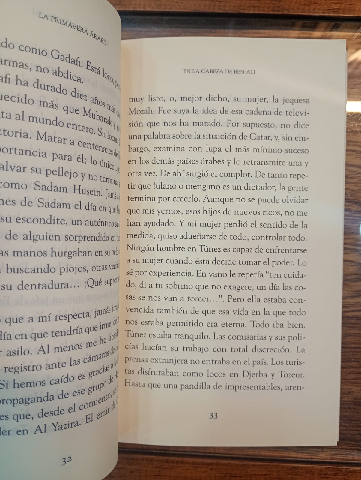 La primavera árabe. Tahar Ben Jelloun