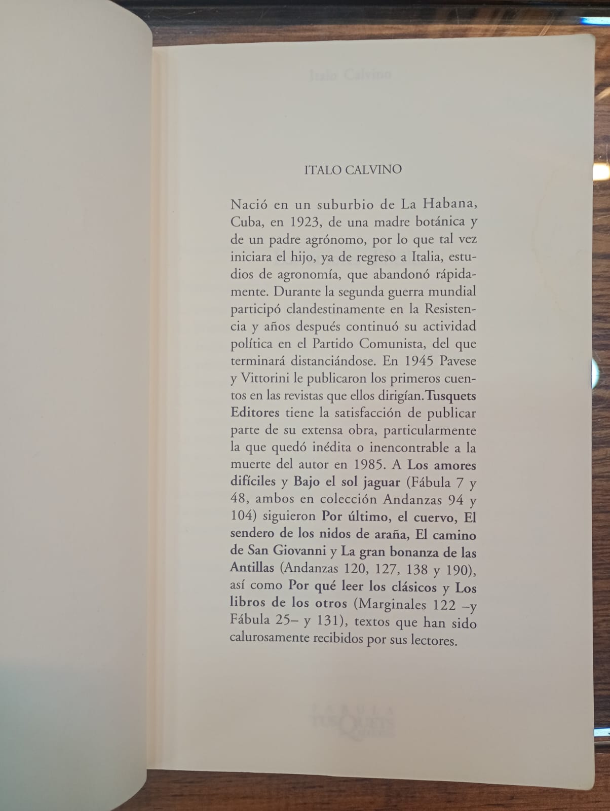 Los amores difíciles. Italo Calvino