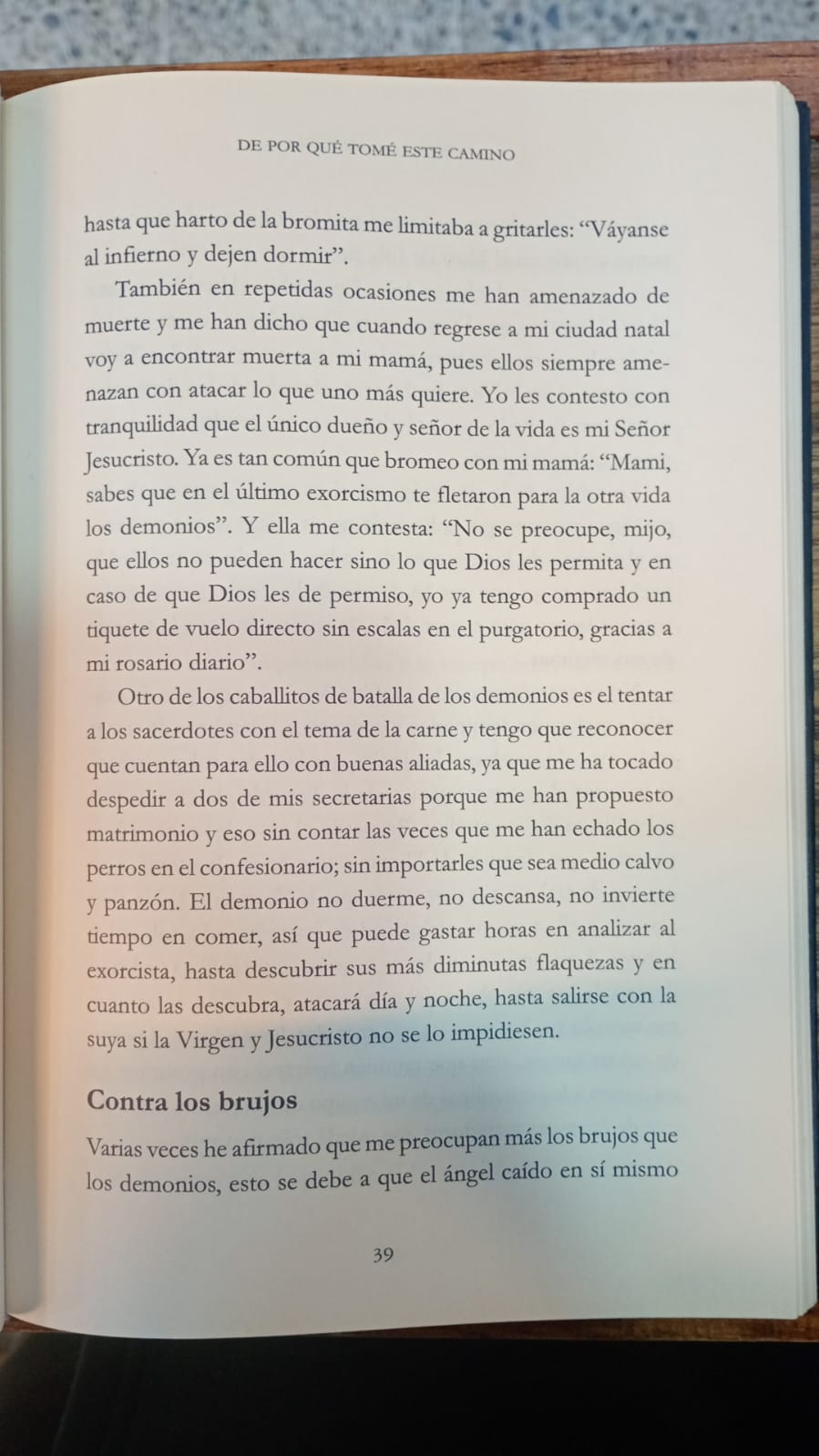 Contra la brujería. Juan Gonzalo Callejas Ramírez (sacerdote católico)