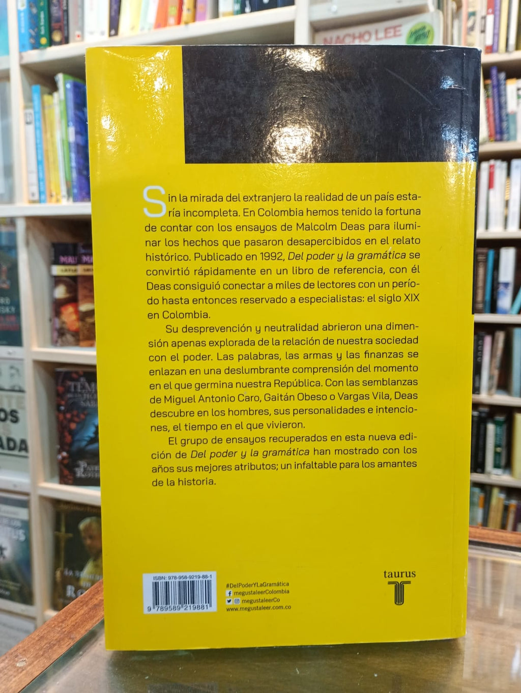 Del poder y la gramática. Malcolm Deas