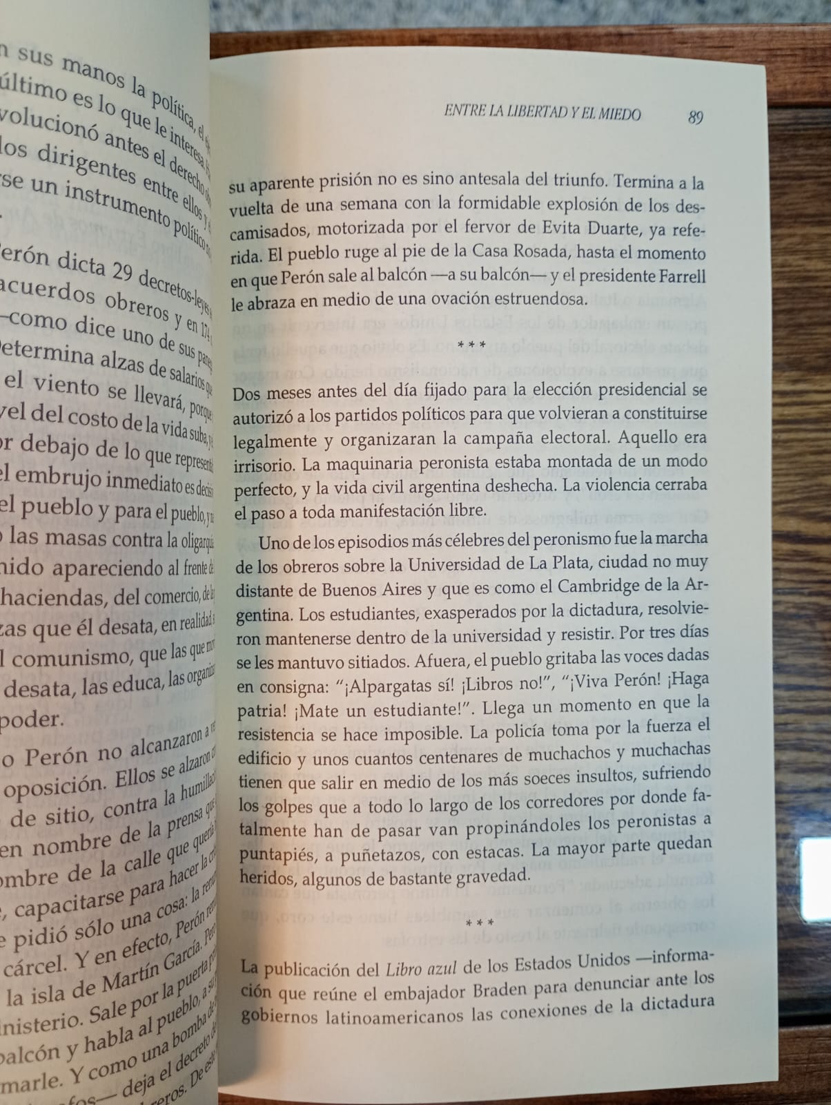 Entre la libertad y el miedo. Germán Arciniegas