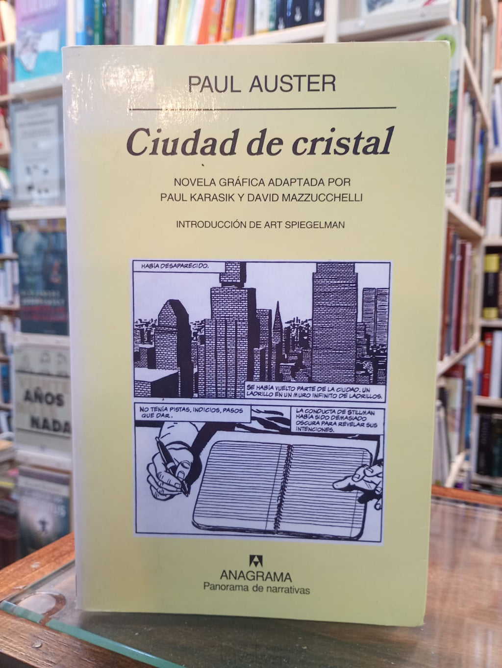 Ciudad de cristal (novela gráfica). Paul Auster