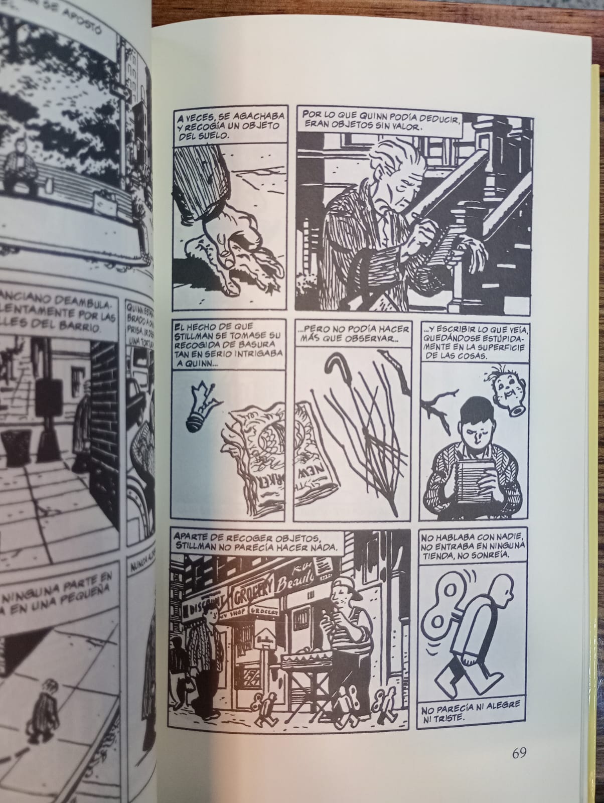 Ciudad de cristal (novela gráfica). Paul Auster