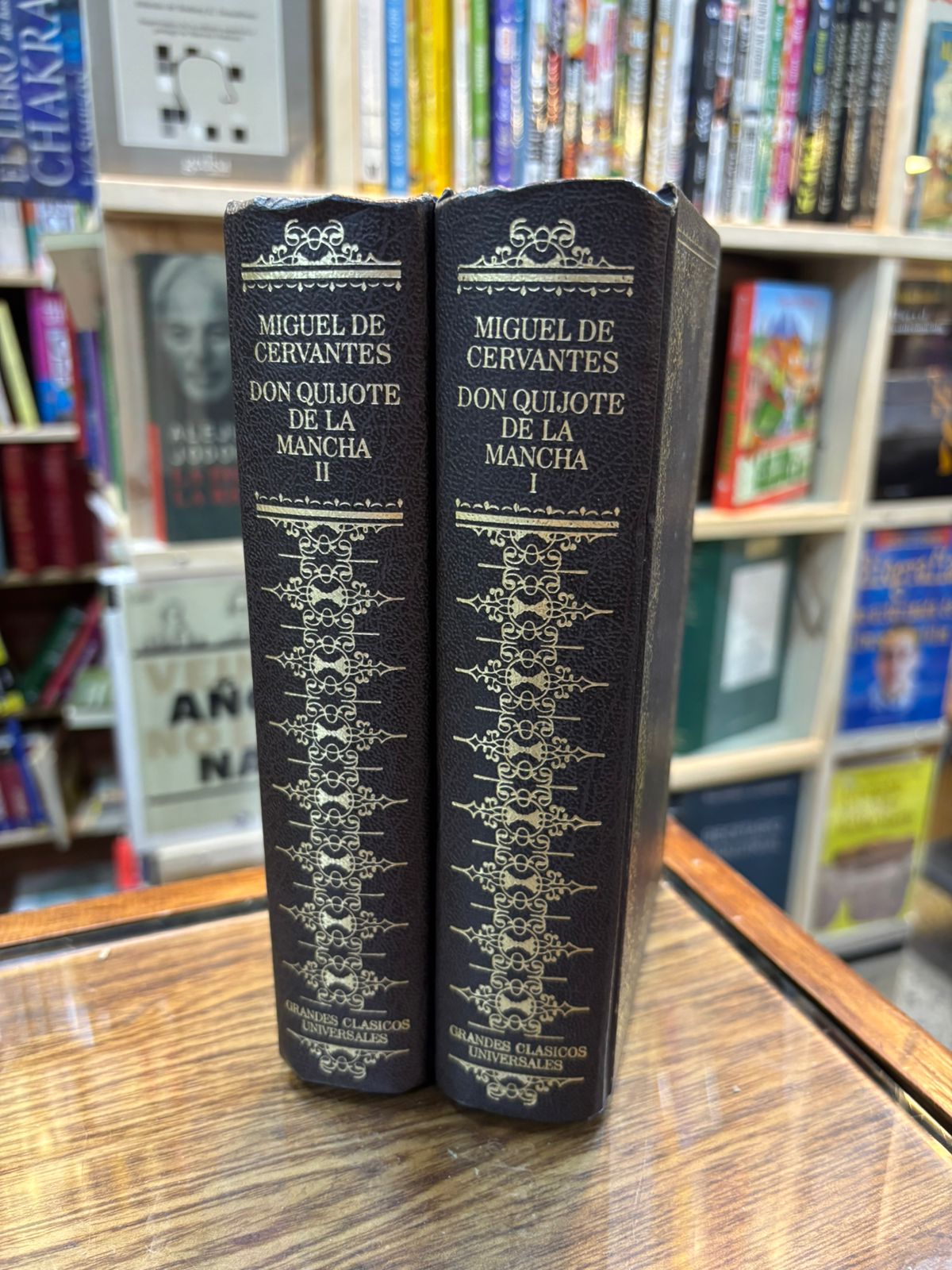 El ingenioso Hidalgo, Don Quijote de la Mancha. Miguel de Cervantes (tomos 1 y 2)