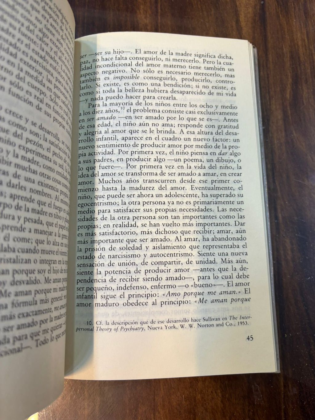 El arte de amar / La condición humana actual