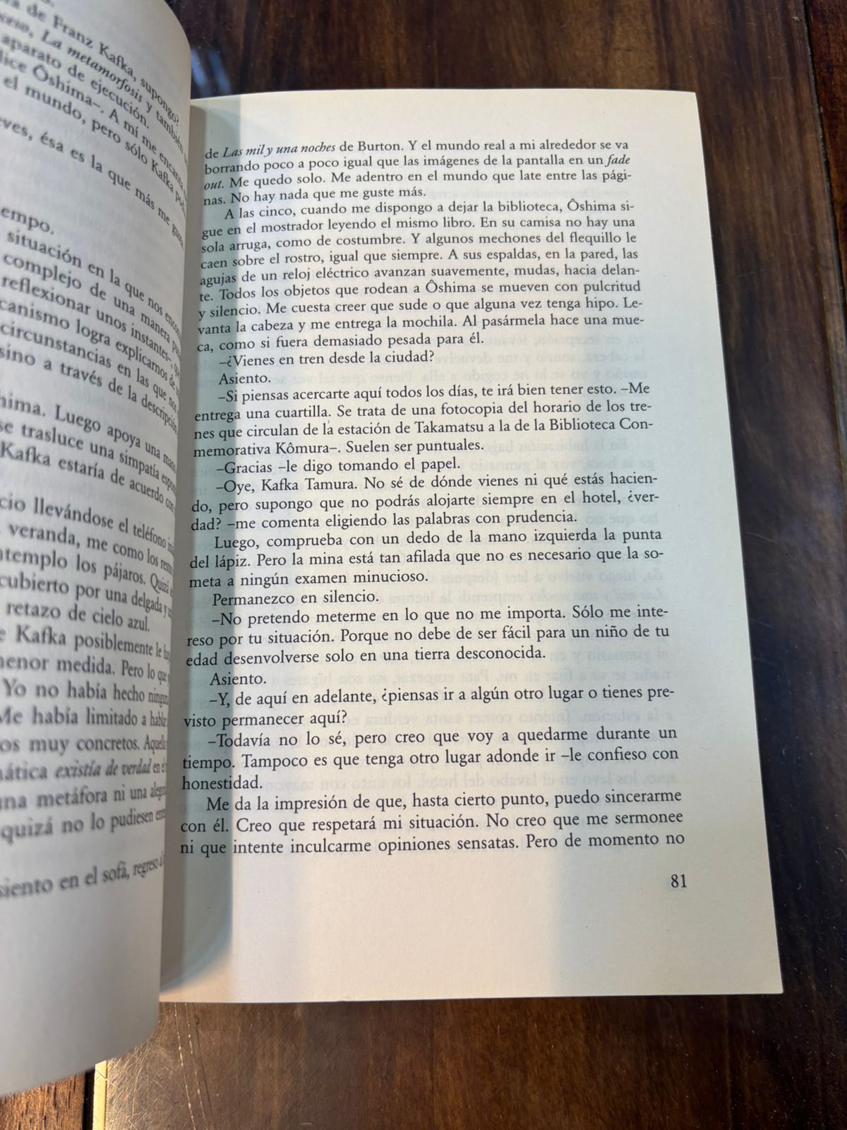Kafka en la orilla