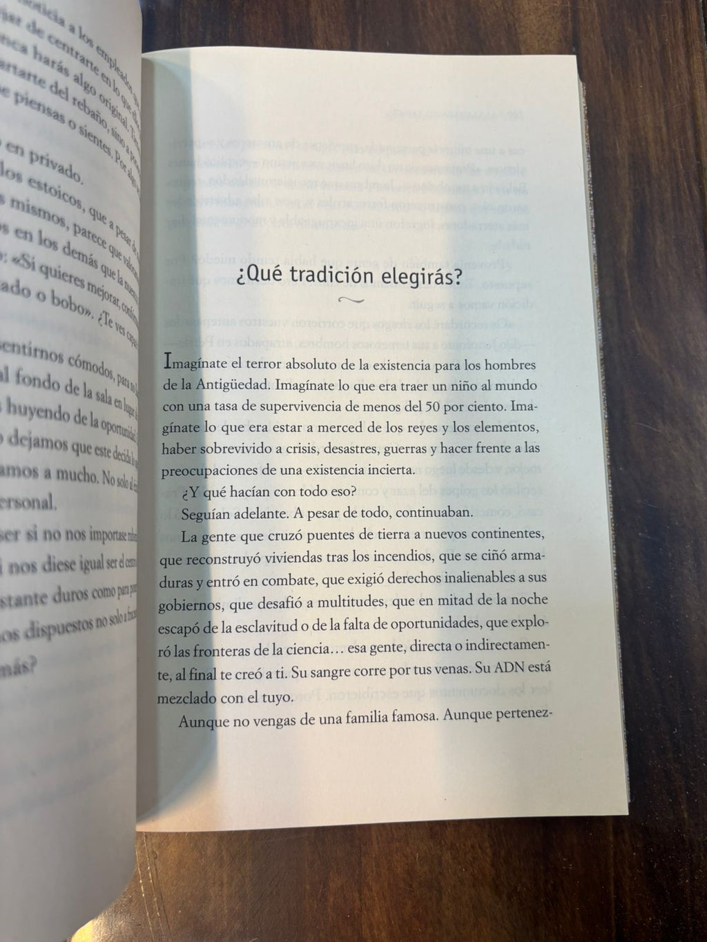 La llamada del coraje
