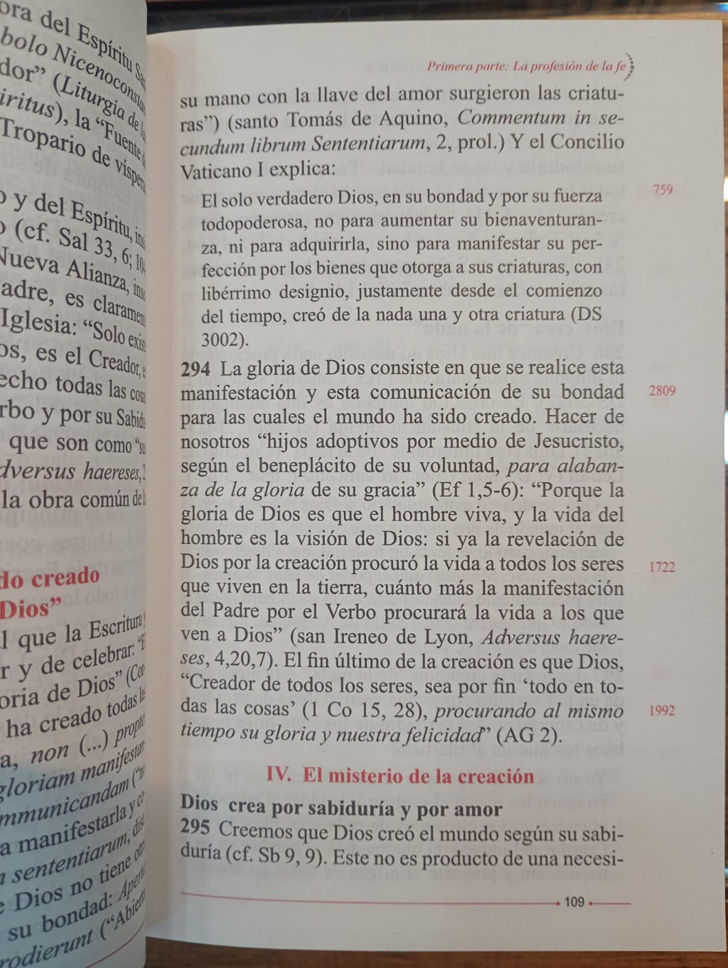 Catecismo de la iglesia Católica