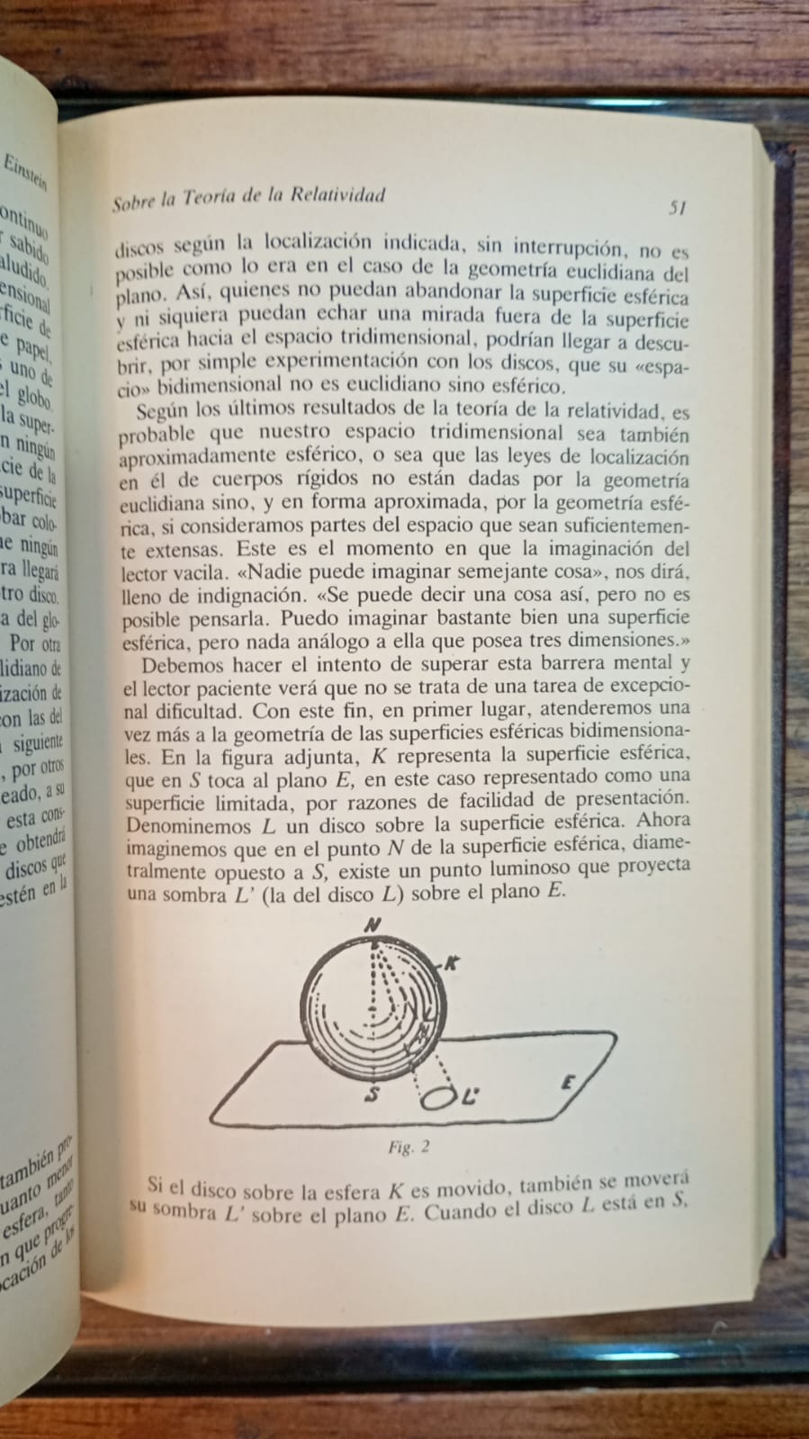Sobre la teoría de la relatividad
