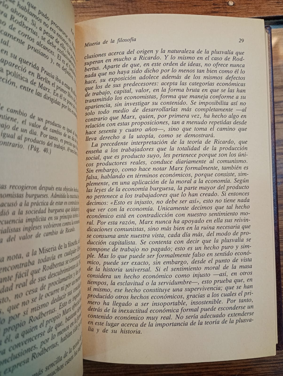 La miseria de la filosofía
