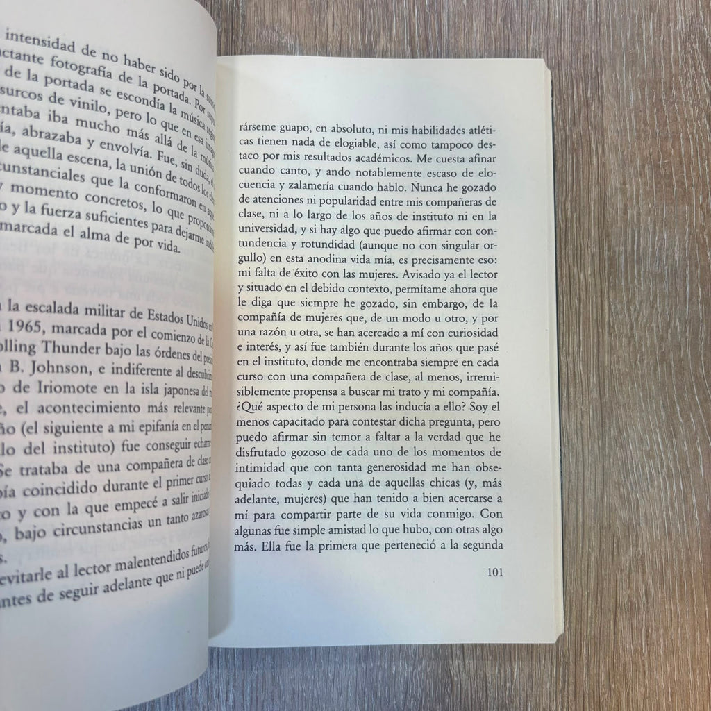 Primera persona del singular