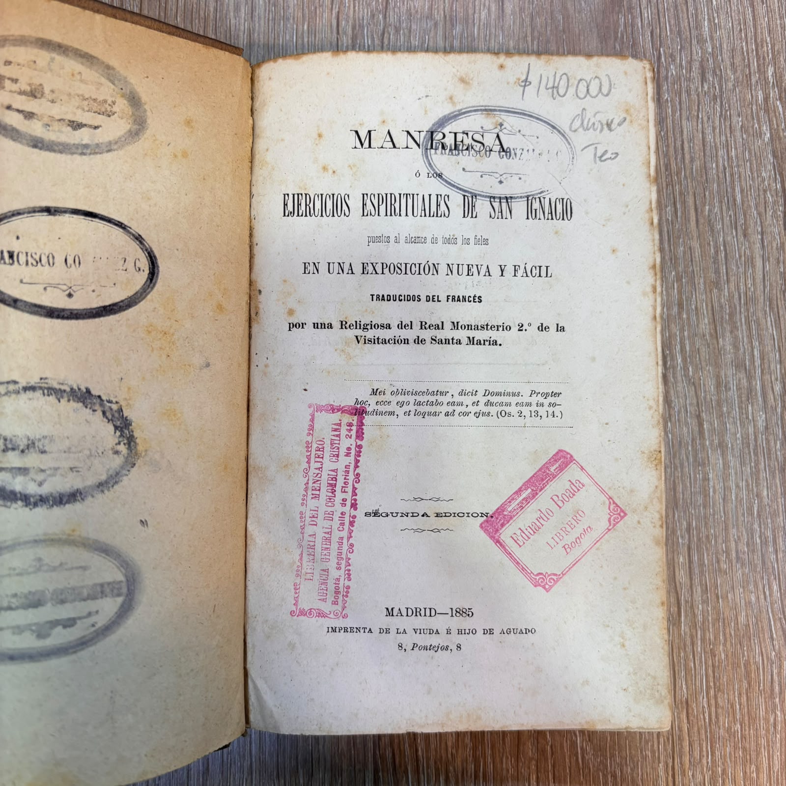 Manresa o los Ejercicios Espirituales de San Ignacio