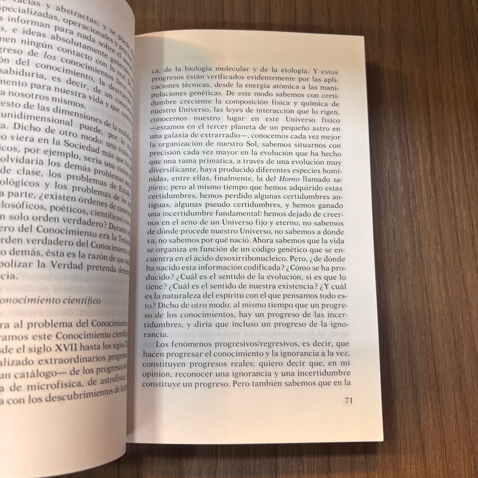Ciencia con consciencia