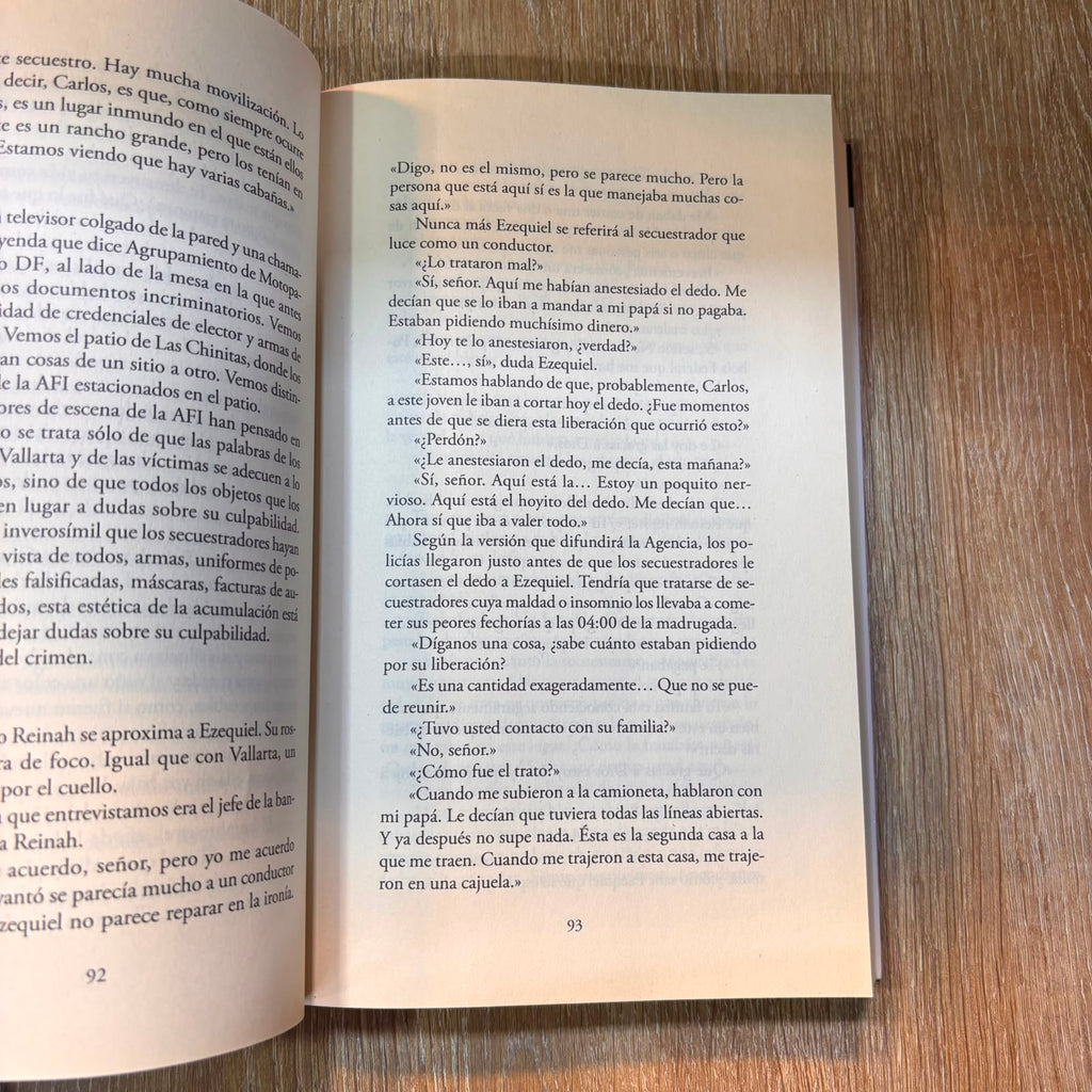Una novela criminal