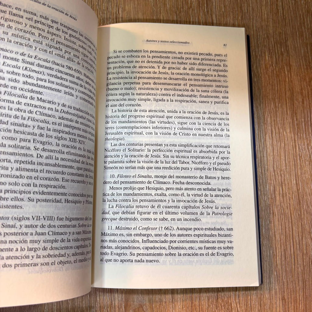 La Filocalia de la oración de Jesús