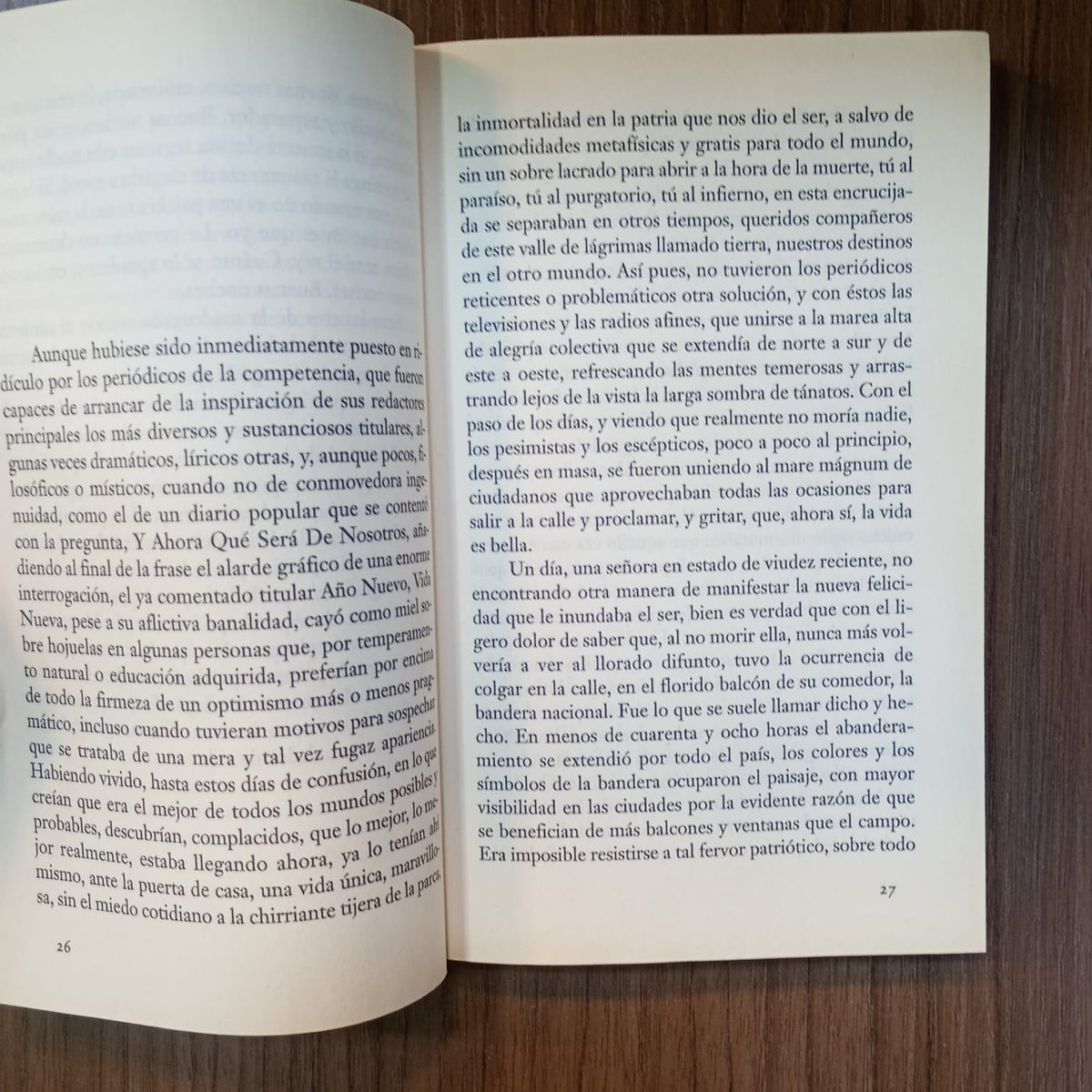 Las intermitencias de la muerte