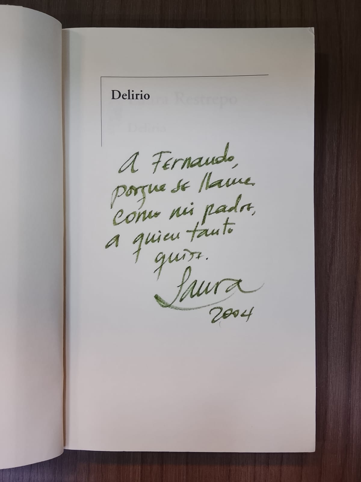 Delirio (Firmado por la autora)