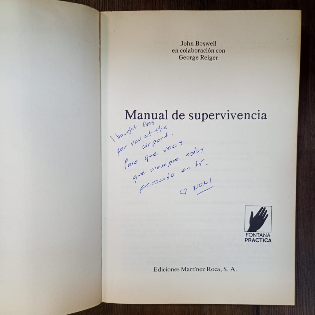 Manual de supervivencia