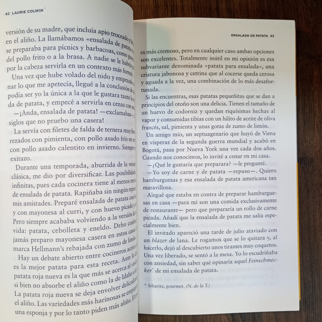 Una escritora en la cocina