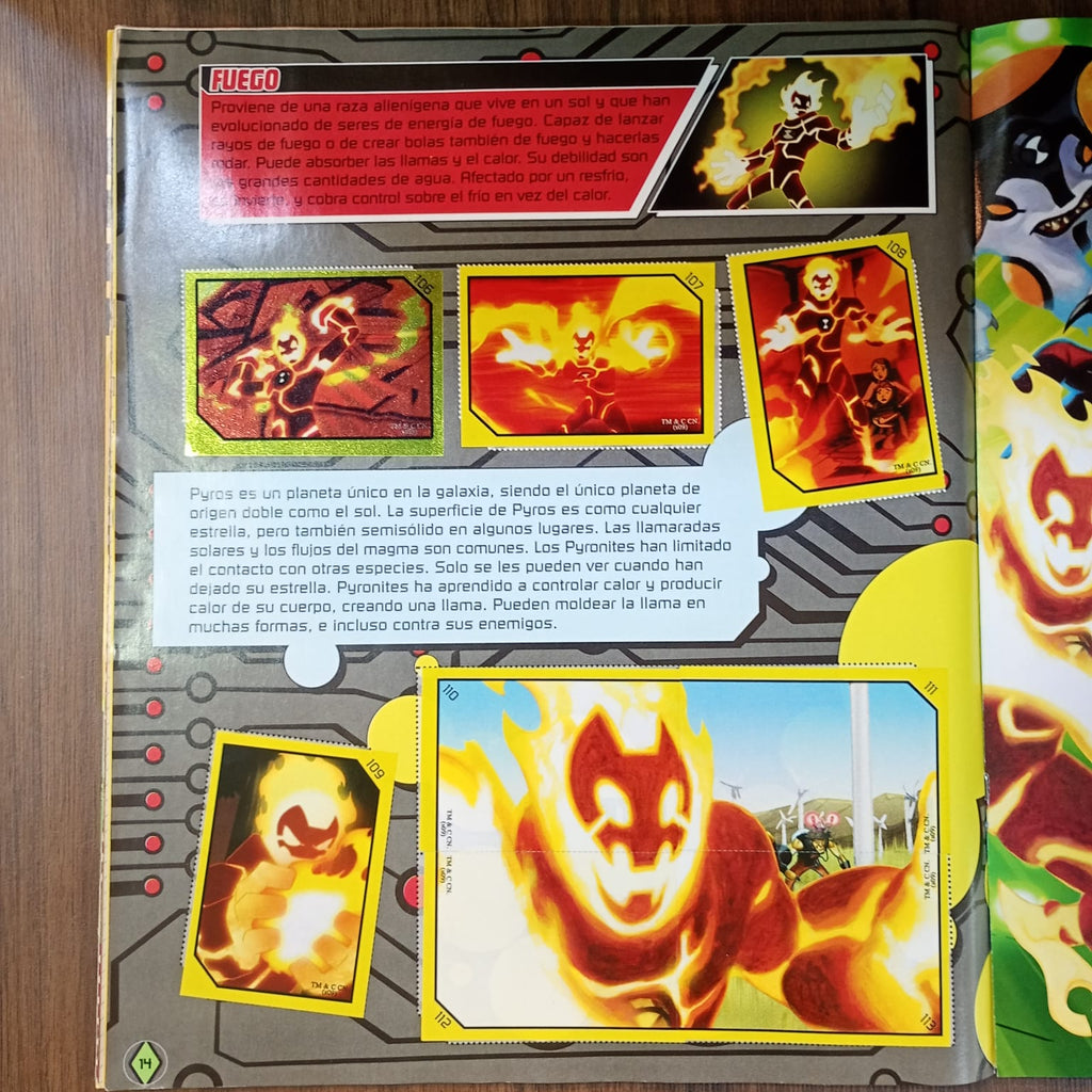 Álbum de Estampas Ben 10