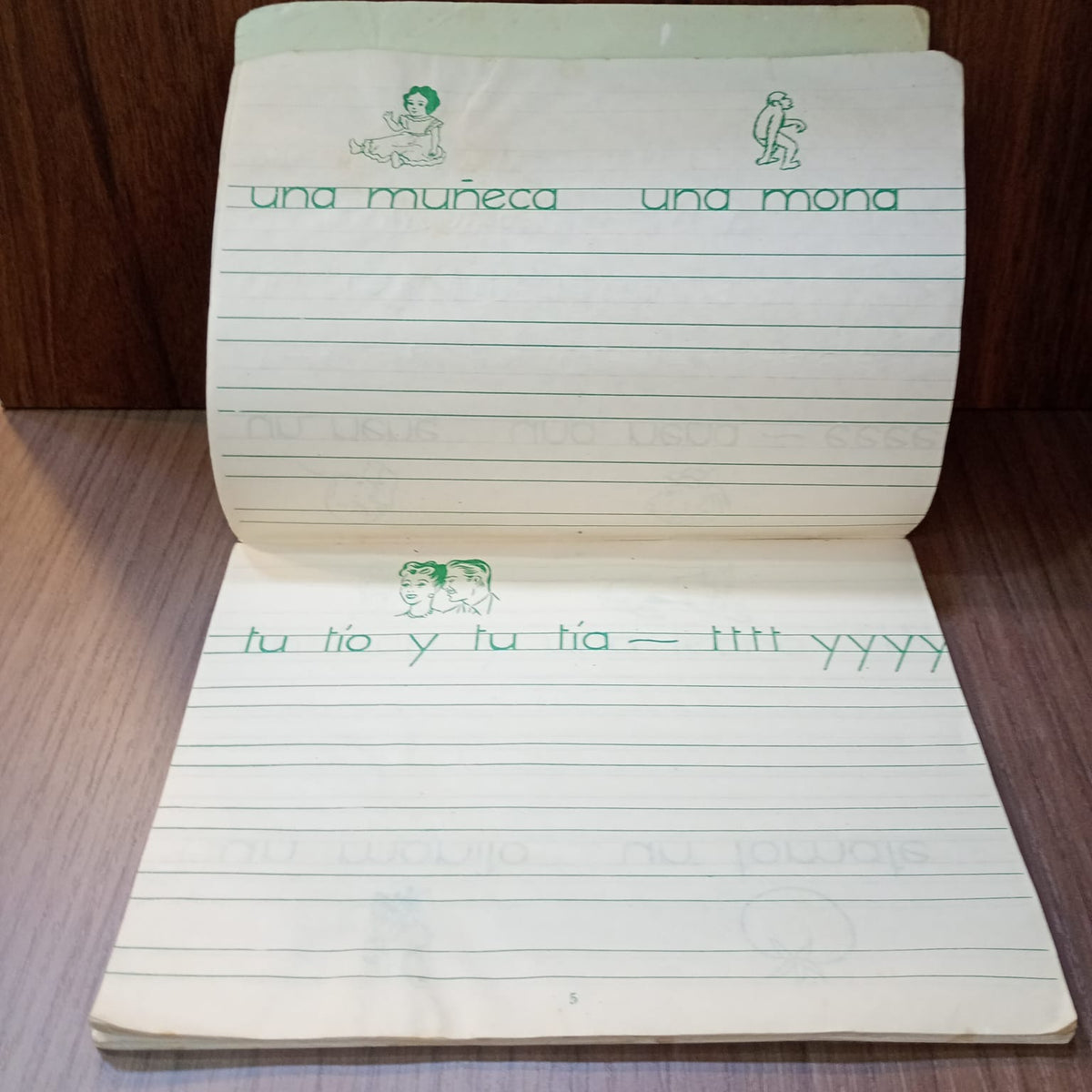 Cuadernos de caligrafía. Cuaderno No. 1