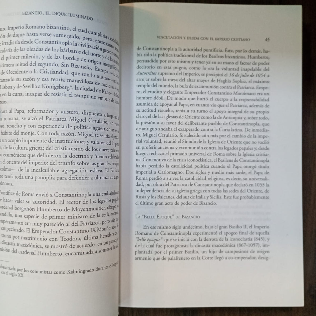 Bizancio, el Dique iluminado