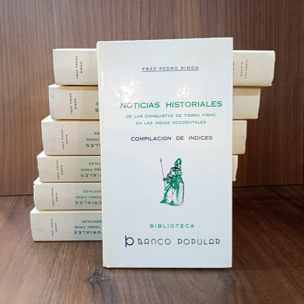 Noticias historiales de las conquistas de Tierra Firme en las Indias Occidentales (6 tomos+1 compilación de índices)