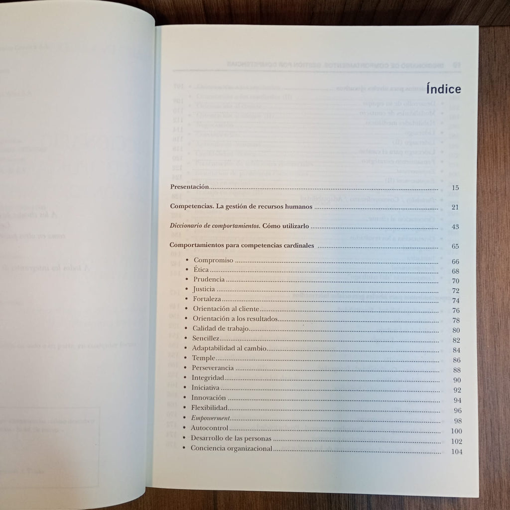 Diccionario de comportamientos