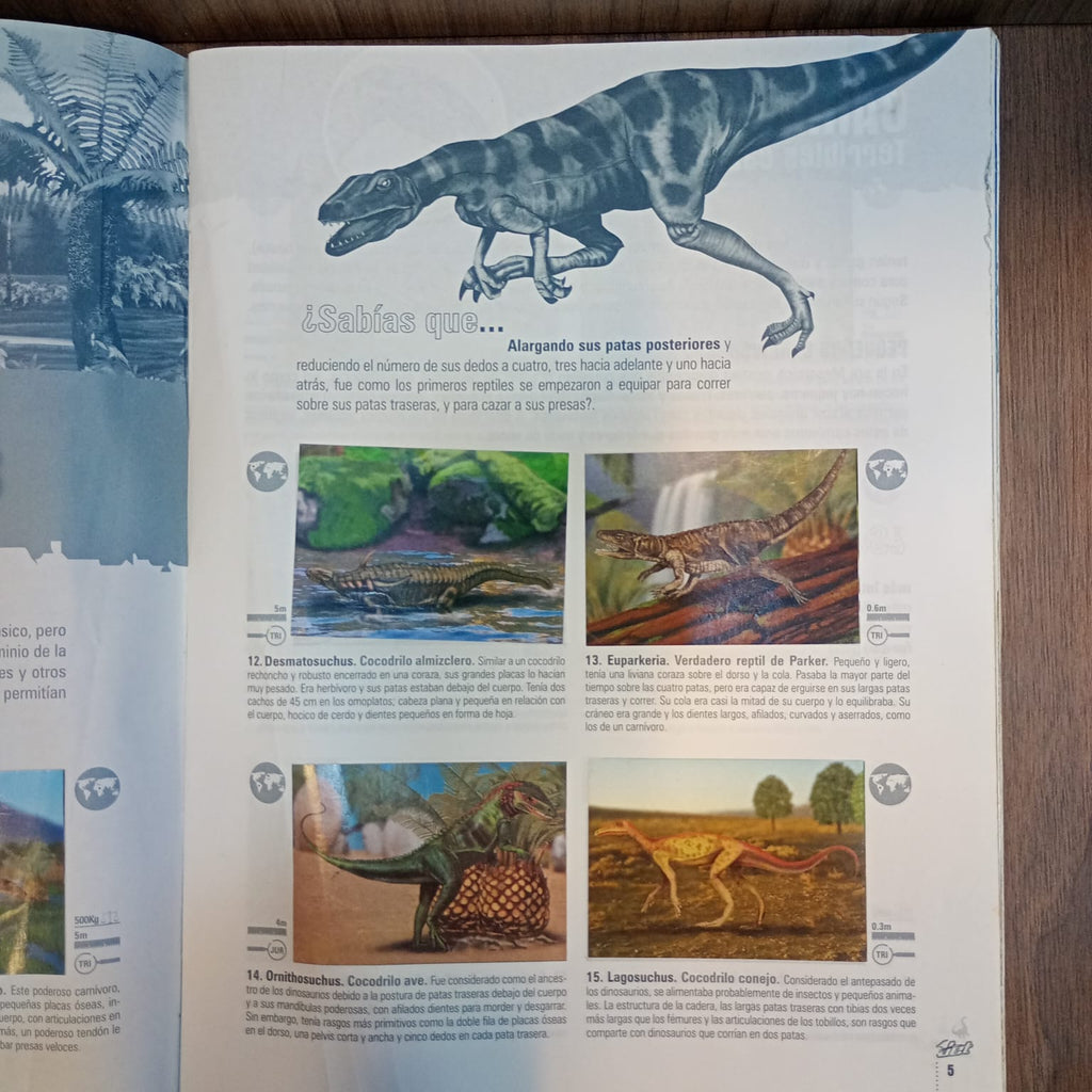 El mundo de los animales prehistóricos y en peligro de extinción