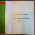 Socialismo raizal y el ordenamiento territorial