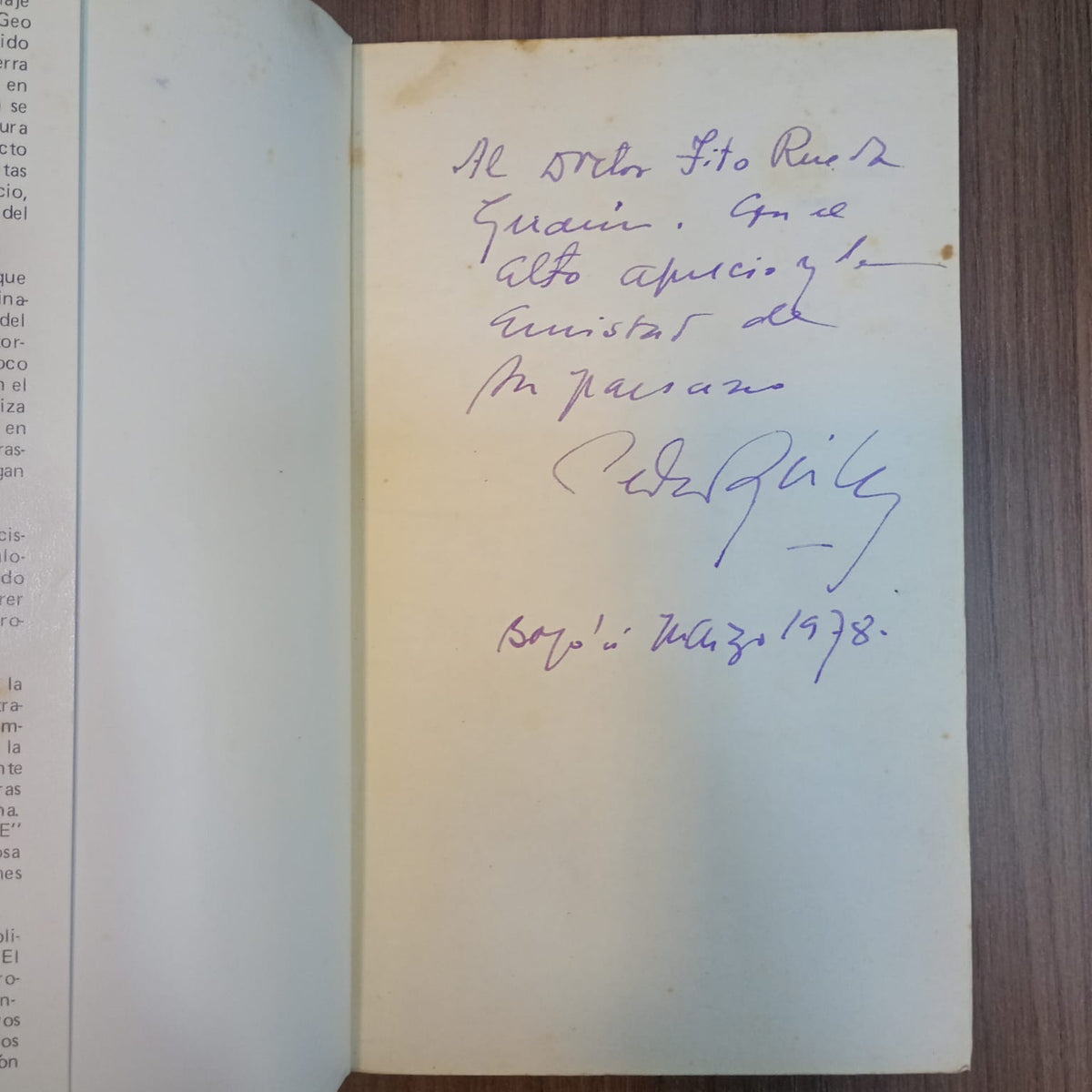 La otra raya del tigre (autografiado)