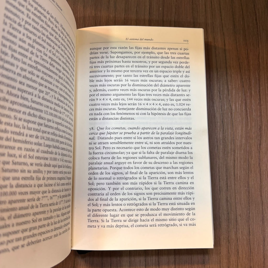El sistema del mundo / Los elementos de la filosofía de Newton