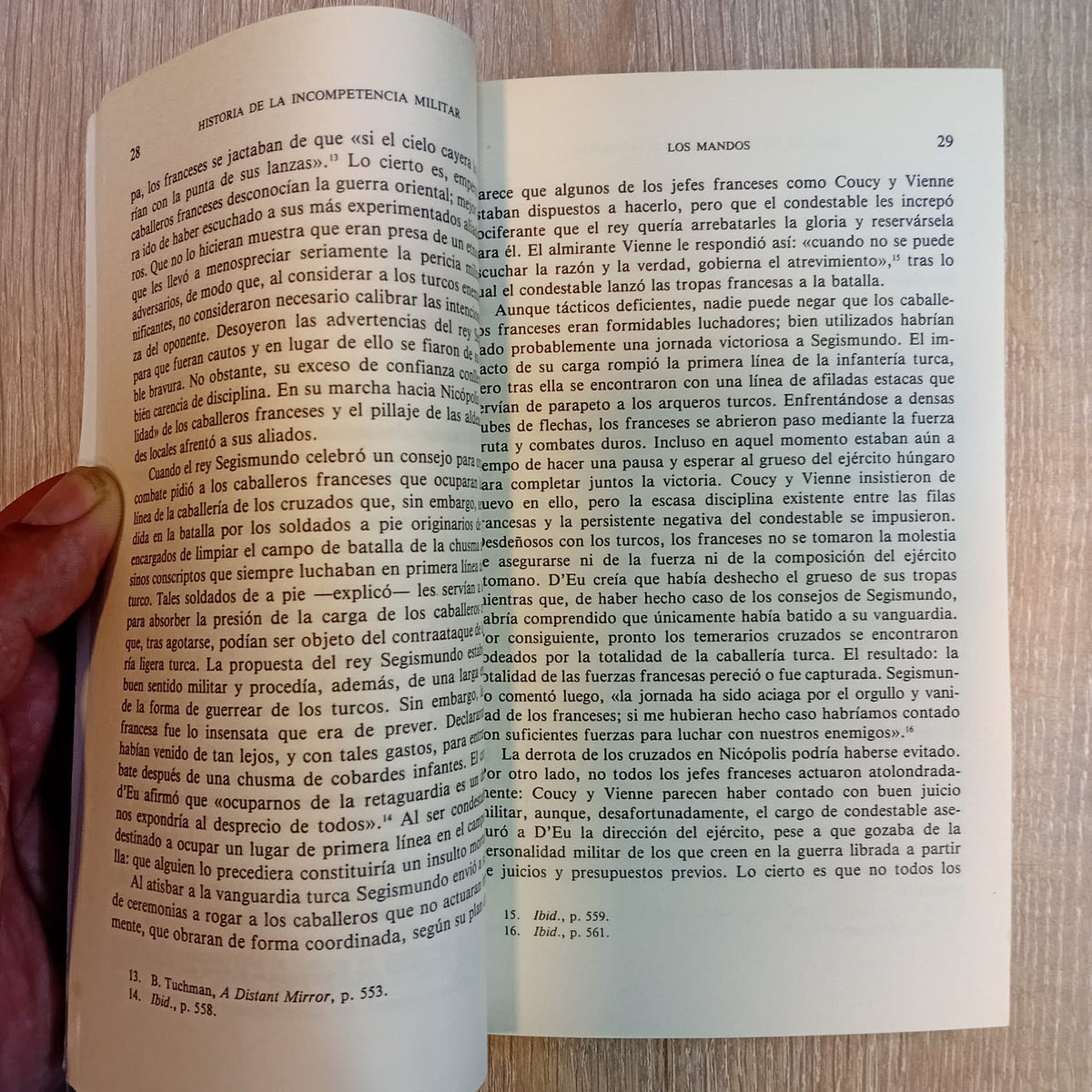 Historia de la incompetencia militar