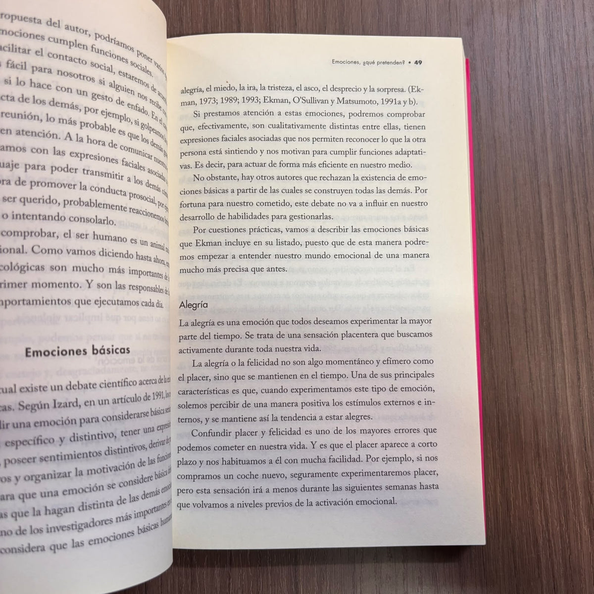 Un curso de emociones