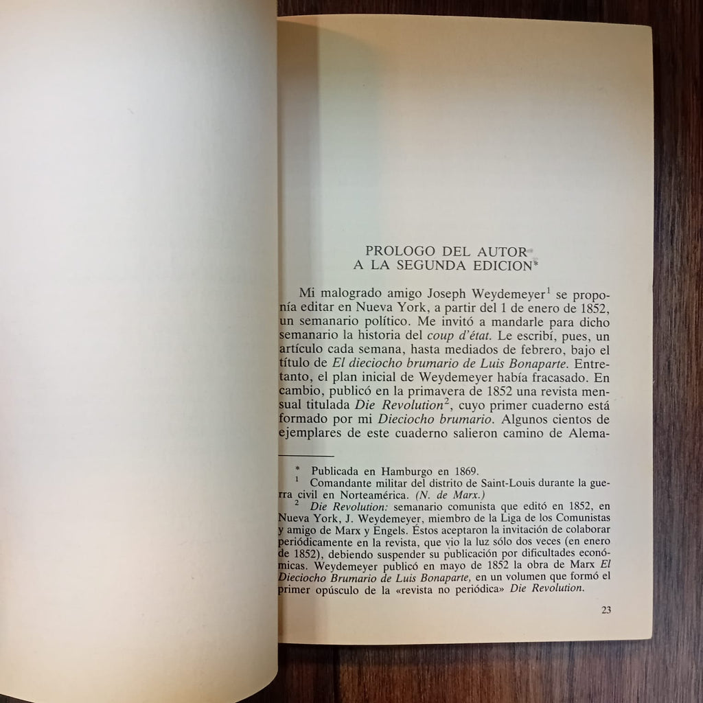 El 18 Brumario de Luis Bonaparte