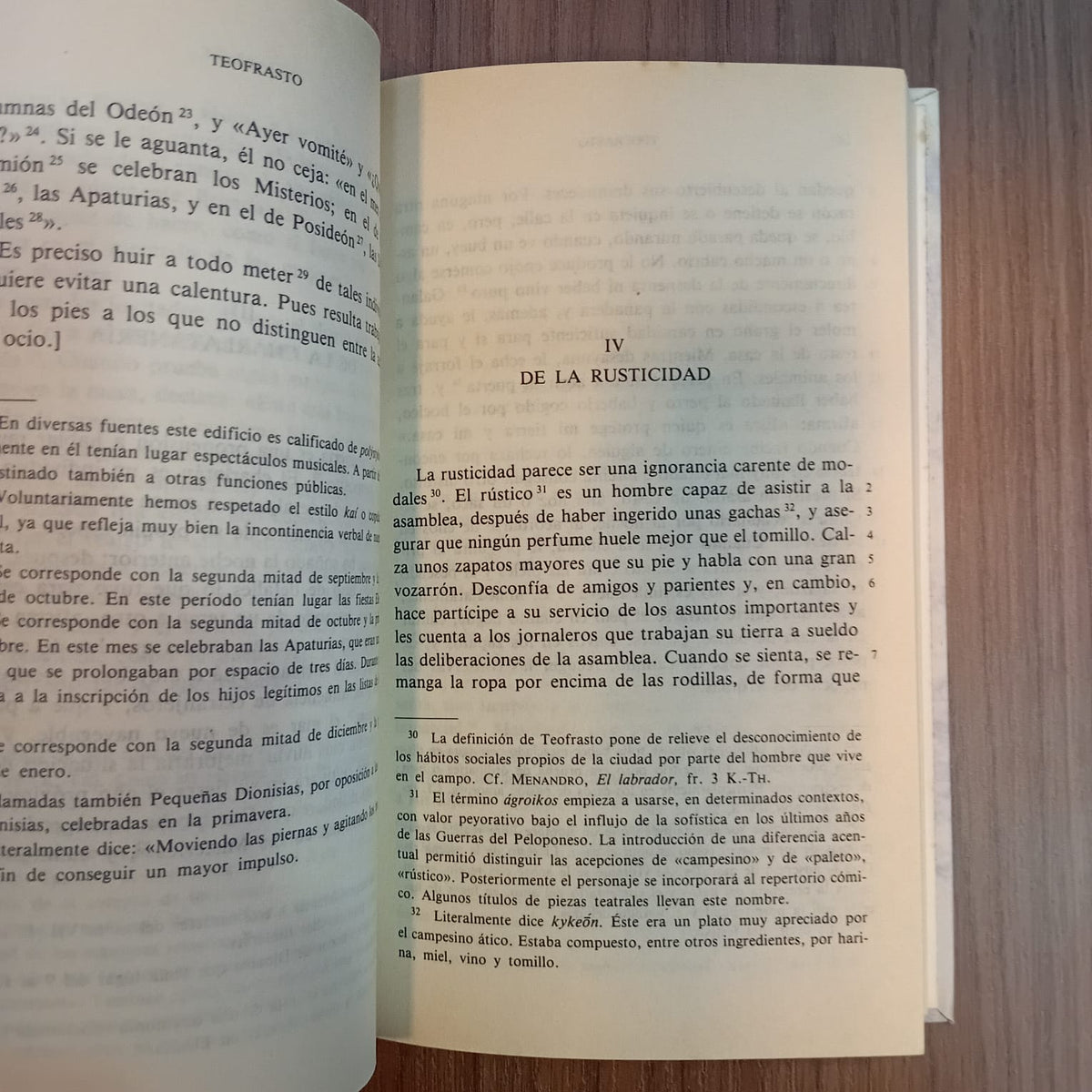 Caracteres – Cartas de parásitos – Cartas de cortesanas
