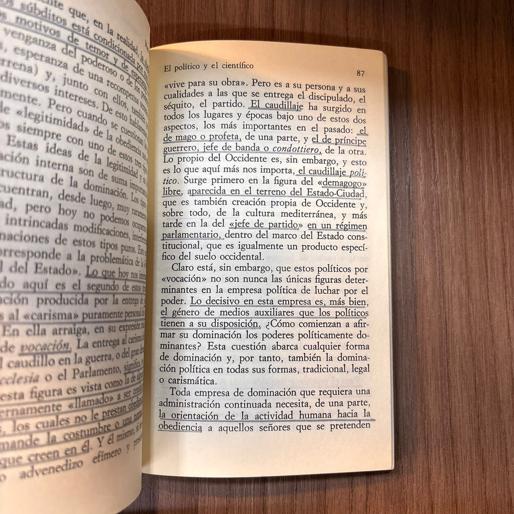 El político y el científico